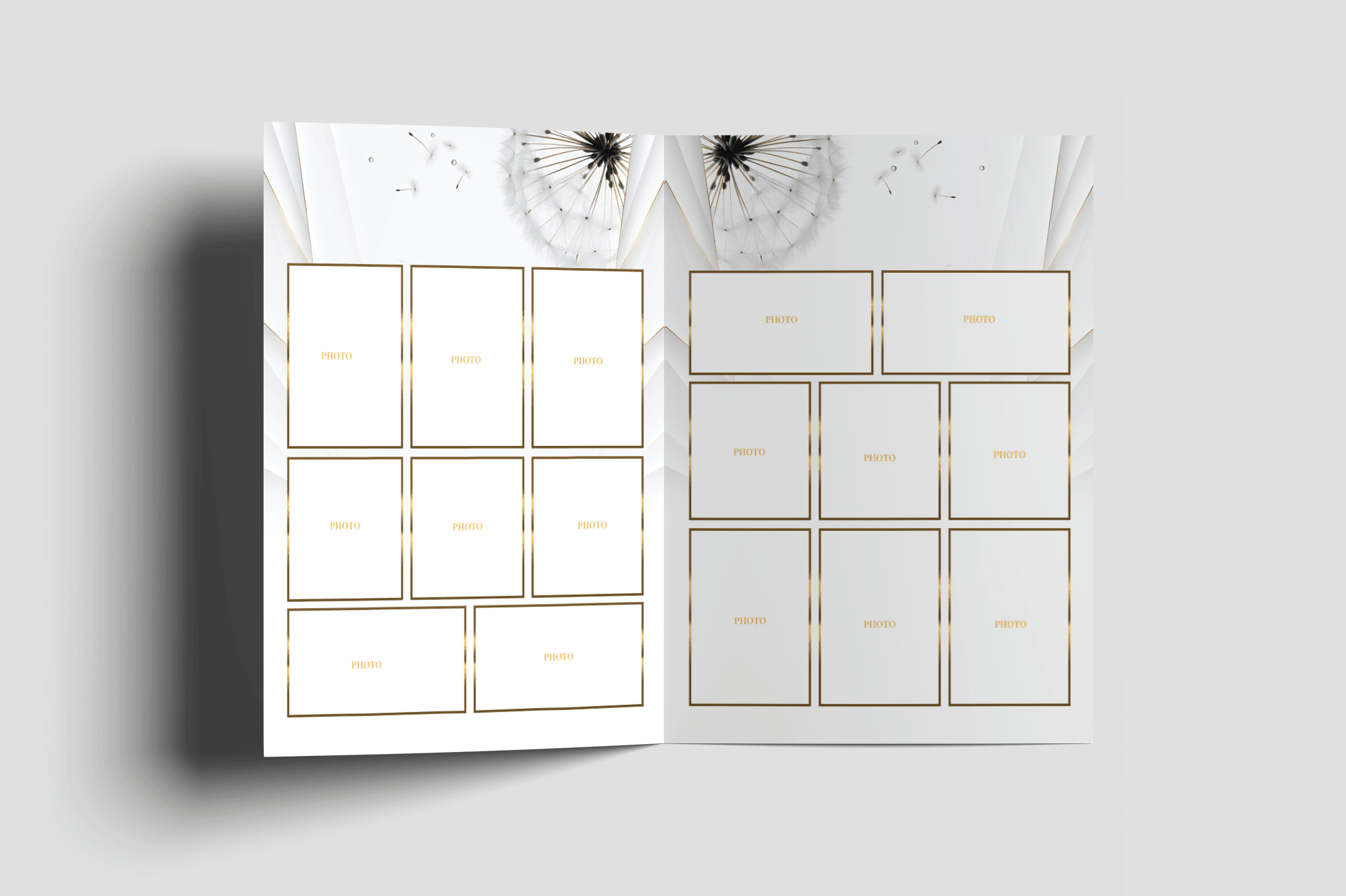 Dandelion Whispers Funeral Program Design